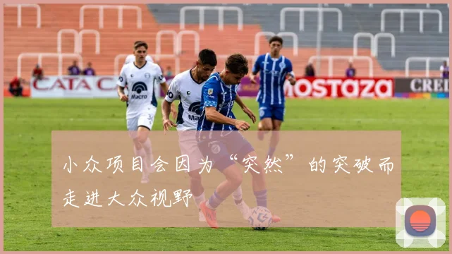 小众项目会因为“突然”的突破而走进大众视野
